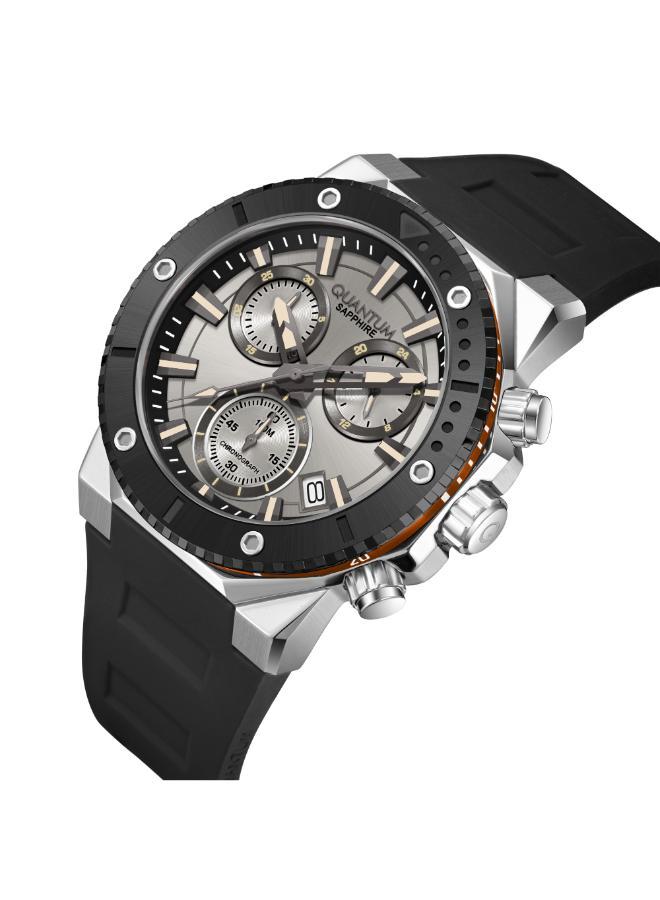 Quantum Men's Silicone Analog Watch HNG1232.371 - 44 mm - Image 2